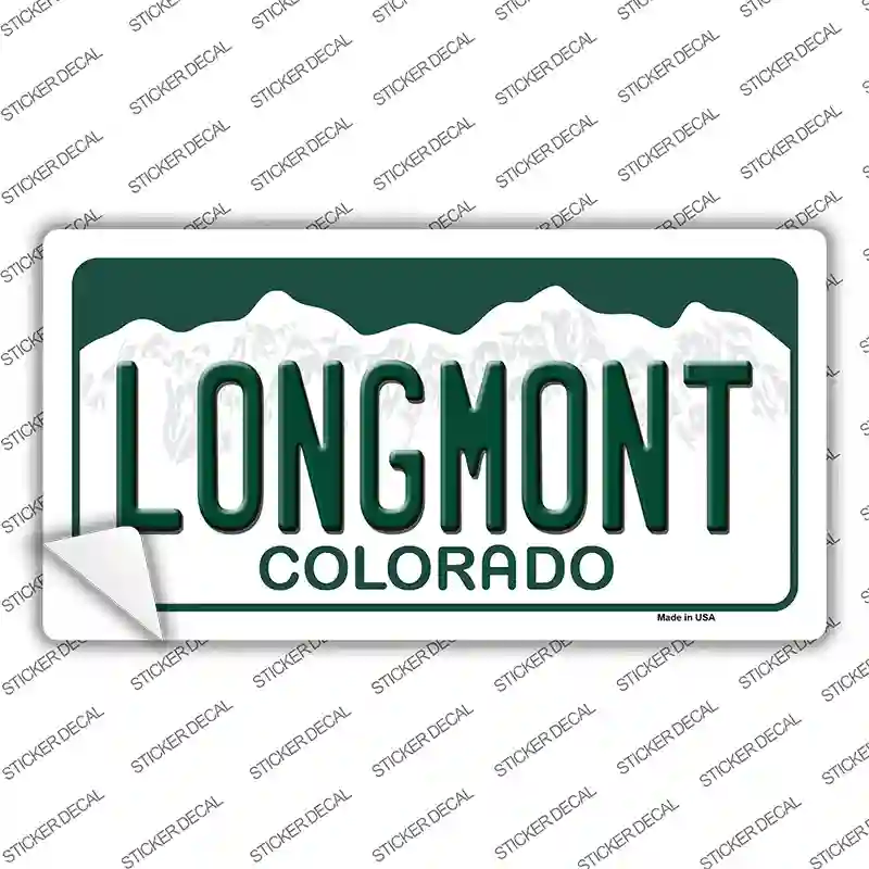 Longmont Colorado Novelty Sticker Decal