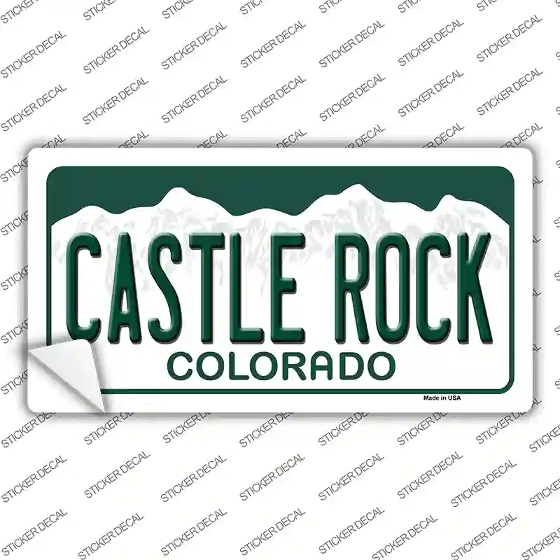 Castle Rock Colorado Novelty Sticker Decal