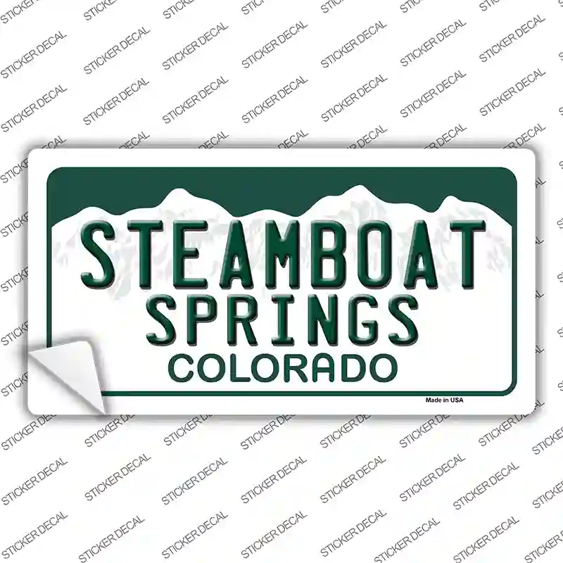 Steamboat Springs Colorado Novelty Sticker Decal