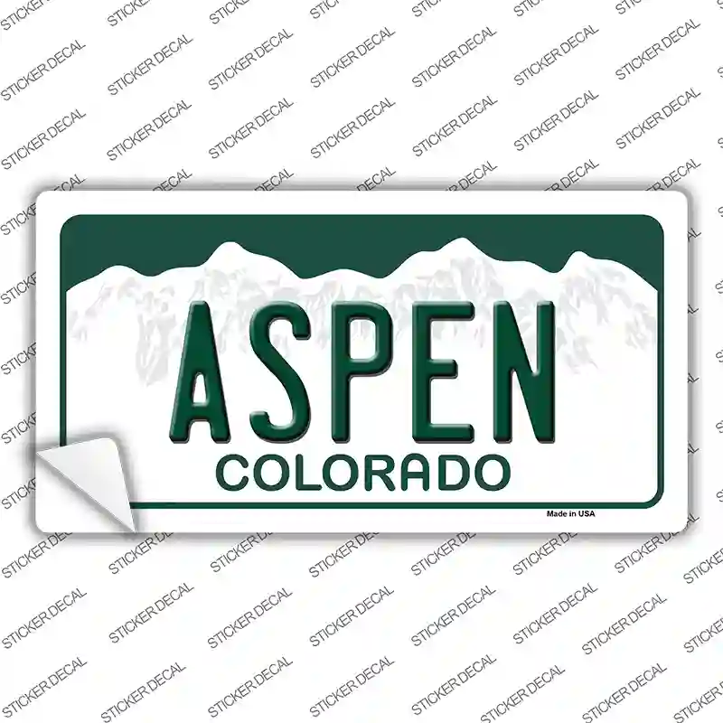 Aspen Colorado Novelty Sticker Decal