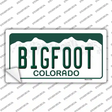 Bigfoot Colorado Background Novelty Sticker Decal