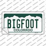 Bigfoot Colorado Background Novelty Sticker Decal
