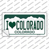 I Love Colorado Novelty Sticker Decal