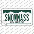 Snowmass Colorado Novelty Sticker Decal