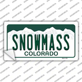 Snowmass Colorado Novelty Sticker Decal