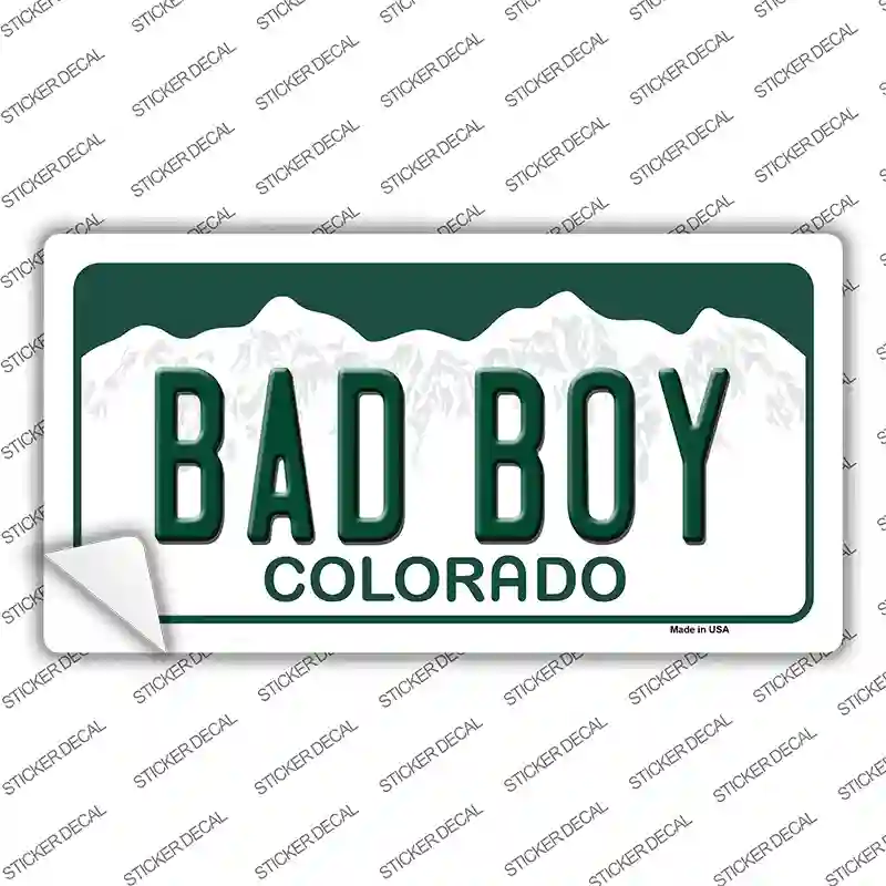 Bad Boy Colorado Novelty Sticker Decal