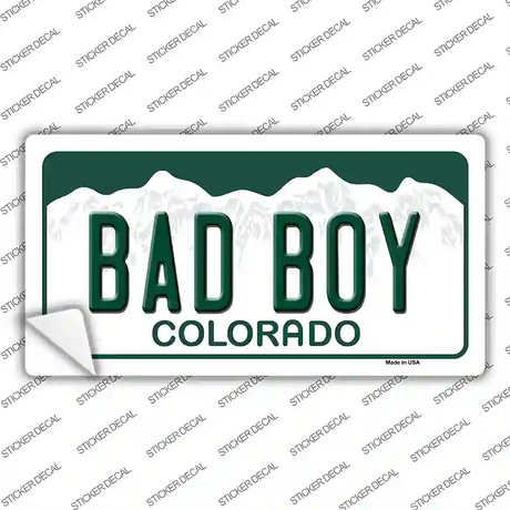 Bad Boy Colorado Novelty Sticker Decal