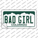 Bad Girl Colorado Novelty Sticker Decal
