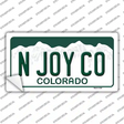 N Joy CO Colorado Novelty Sticker Decal