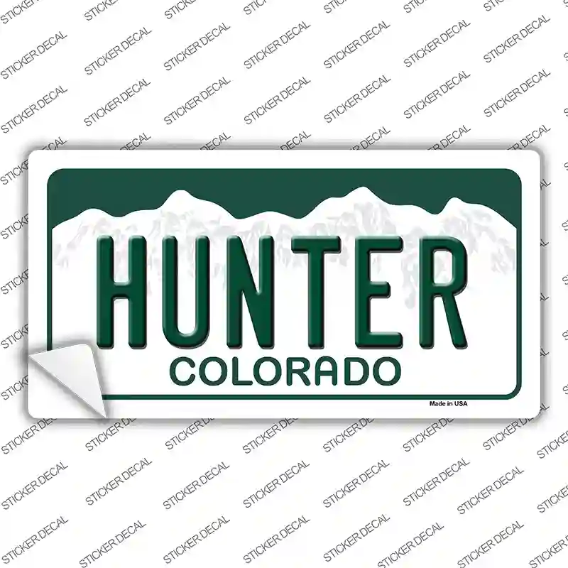 Hunter Colorado Novelty Sticker Decal