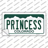 Princess Colorado Novelty Sticker Decal
