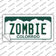 Zombie Colorado Novelty Sticker Decal