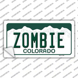 Zombie Colorado Novelty Sticker Decal