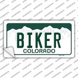 Biker Colorado Novelty Sticker Decal