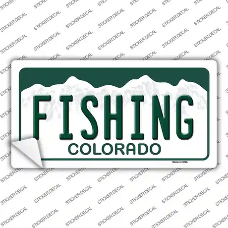 Fishing Colorado Novelty Sticker Decal