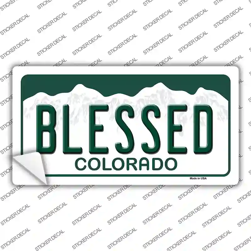 Blessed Colorado Novelty Sticker Decal