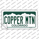 Copper Mountain Colorado Novelty Sticker Decal