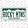 Rocky Mountains Colorado Novelty Sticker Decal
