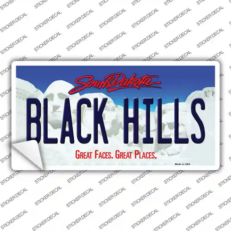 Black Hills South Dakota Novelty Sticker Decal