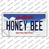 Honey Bee South Dakota Novelty Sticker Decal