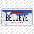 Believe South Dakota Novelty Sticker Decal