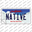 Native South Dakota Novelty Sticker Decal