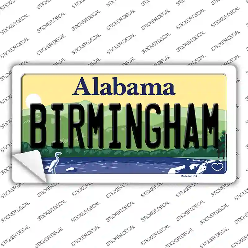 Birmingham Alabama Novelty Sticker Decal