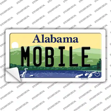 Mobile Alabama Novelty Sticker Decal