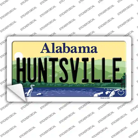Huntsville Alabama Novelty Sticker Decal