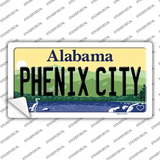 Phenix City Alabama Novelty Sticker Decal