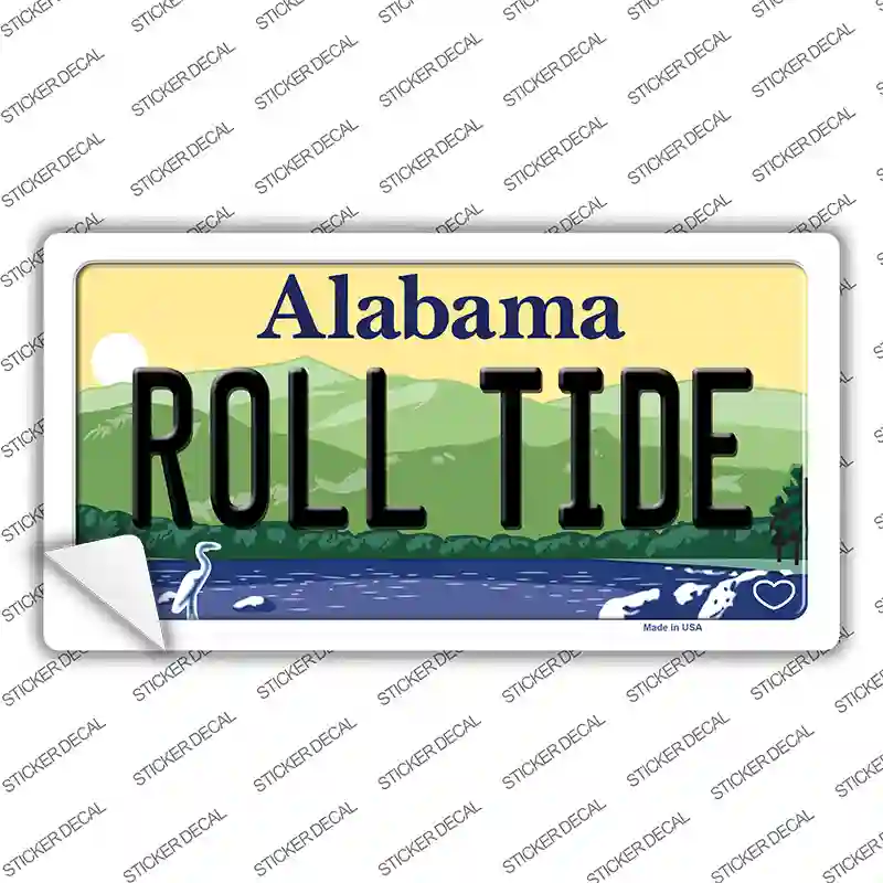 Roll Tide Alabama Novelty Sticker Decal