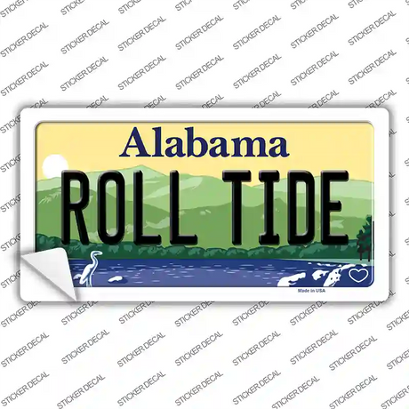 Roll Tide Alabama Novelty Sticker Decal