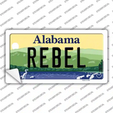 Rebel Alabama Novelty Sticker Decal