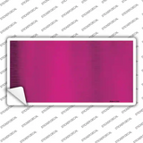 Pink Metallic Solid Novelty Sticker Decal