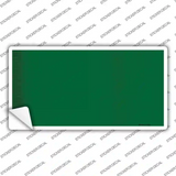 Green Metallic Solid Novelty Sticker Decal