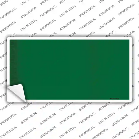 Green Metallic Solid Novelty Sticker Decal