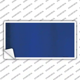 Blue Metallic Solid Novelty Sticker Decal