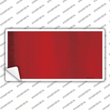Red Metallic Solid Novelty Sticker Decal