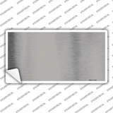 Grey Metallic Solid Novelty Sticker Decal