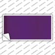 Purple Metallic Solid Novelty Sticker Decal