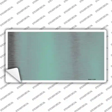 Teal Metallic Solid Novelty Sticker Decal