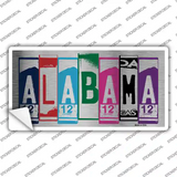 Alabama Art Novelty Sticker Decal