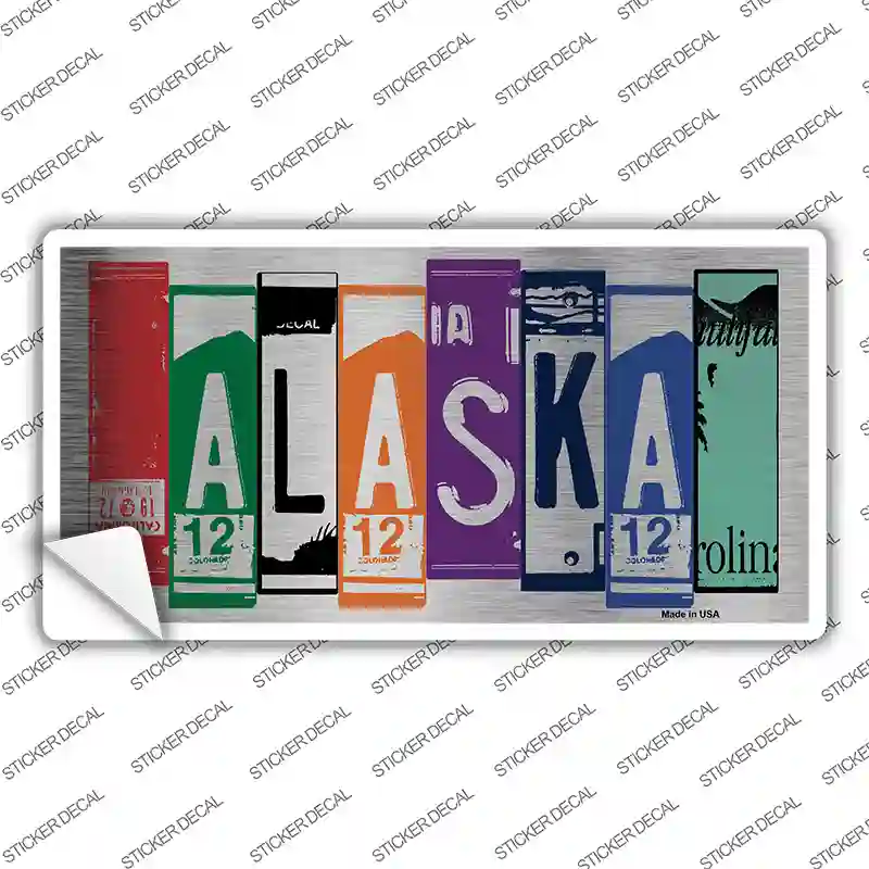 Alaska Art Novelty Sticker Decal