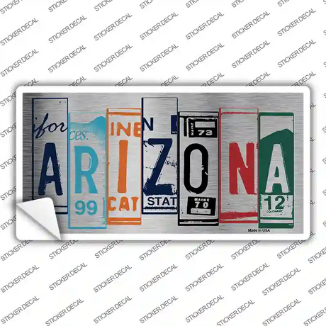 Arizona Art Novelty Sticker Decal