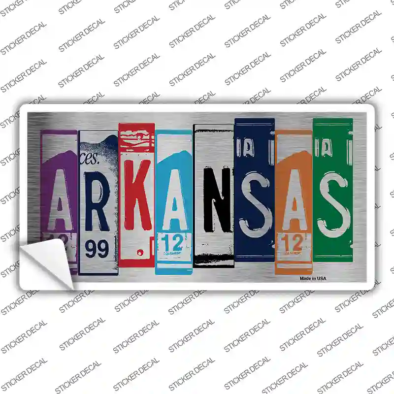 Arkansas Art Novelty Sticker Decal