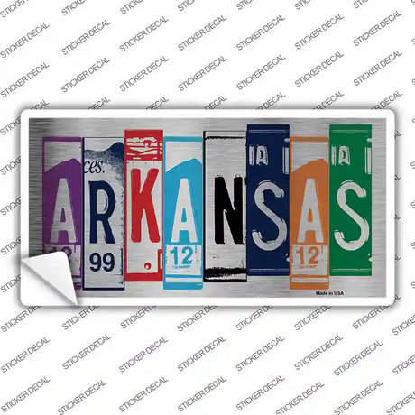Arkansas Art Novelty Sticker Decal
