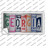 Georgia Art Novelty Sticker Decal