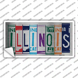 Illinois Art Novelty Sticker Decal