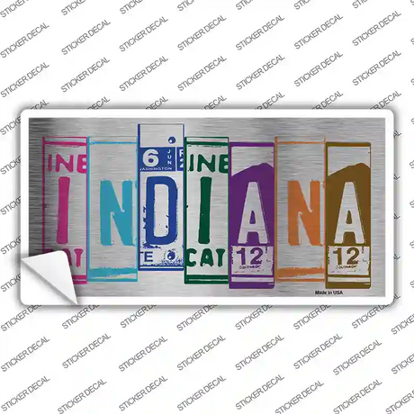 Indiana Art Novelty Sticker Decal