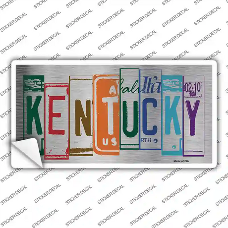 Kentucky Art Novelty Sticker Decal